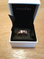 Pandora Ring Size 58 Rose Coloured