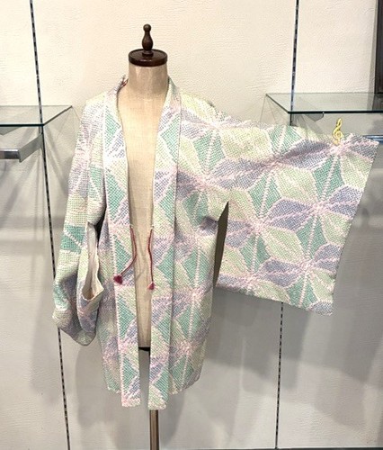 Vintage japanese silk shibori - japanese,