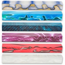 Acrylic Pen Blanks (Pkt 6)
