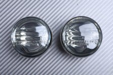 Pair LED Black Smoke Rear Turn