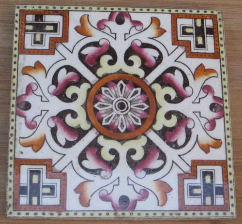 Victorian period english tile - victorian,