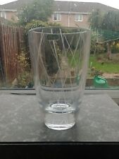 Vintage J G Durand France Geometric Cut Crystal Large Vase