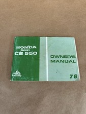 1976 Honda CB550 OEM ORIGINAL