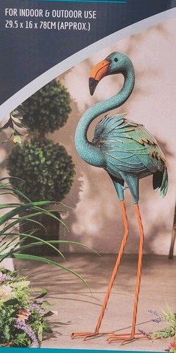 Garden gear metal - metal, heron