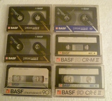 Basf audio cassette tapes - x,