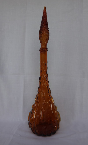 Vintage amber glass - amber, empoli