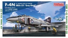 1:72 USMC McDonnell Douglas F-4N Fighter VMFA-531 Grey Ghosts by FineMolds