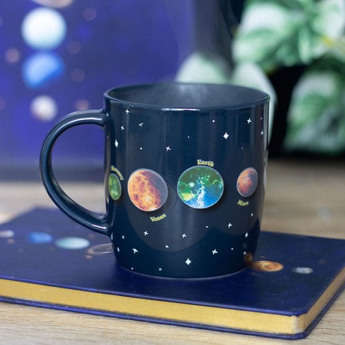 Solar system heat changing - heat, mug