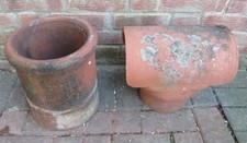 Terracotta clay chimney pot