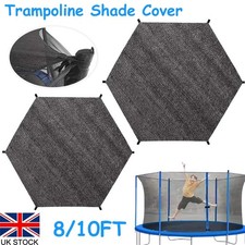 8ft/10ft Trampoline Cover Trampoline Sunshade Tent Cover Sun-Protection Black
