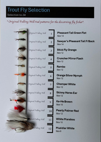Fulling mill trout flies - trout,
