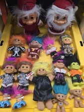 Lot of Vintage Troll Dolls