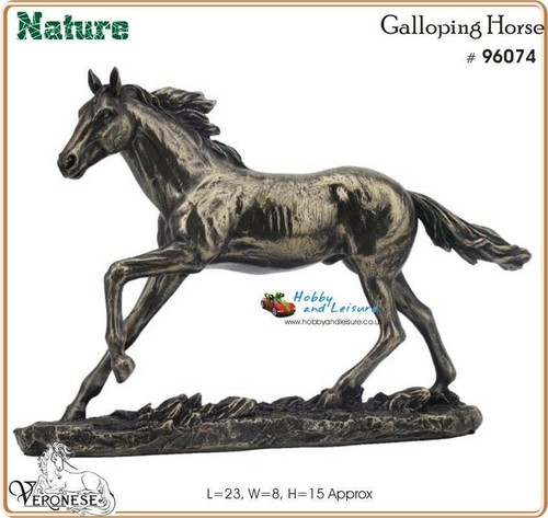 Horse galloping cold cast - galloping,,