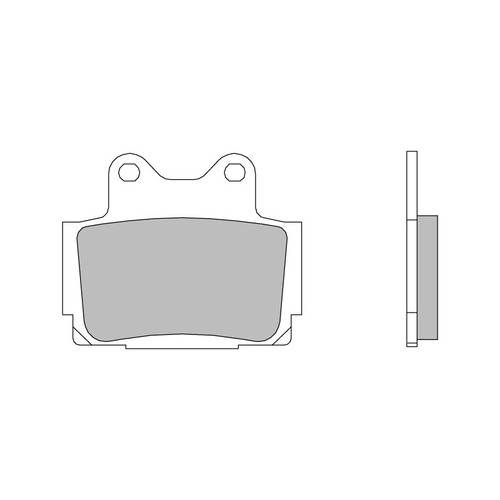 Rear brake pads pair brembo - rear,