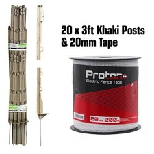 Green 3ft posts 20mm - 3ft,