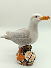 Big Seagull On A Buoy Decoration Ornament New UK