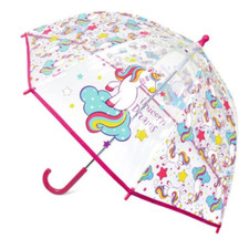 Quickdraw TDL Unicorn Kids Children Umbrellas Brolly Dome Lightweight Rain Cover