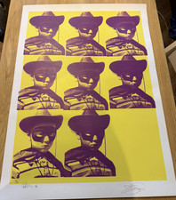 Paul Insect – Outsider Multi-Face (Yellow) – Limited Edition Print – Signed – 88