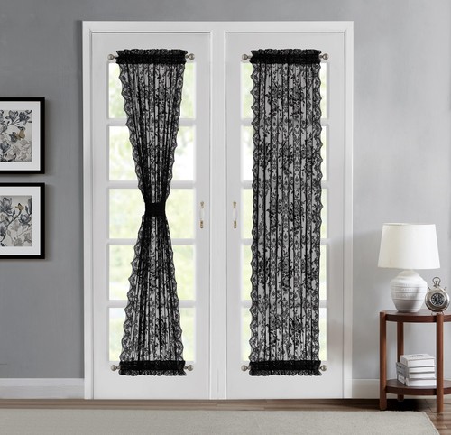 Black french door - black,