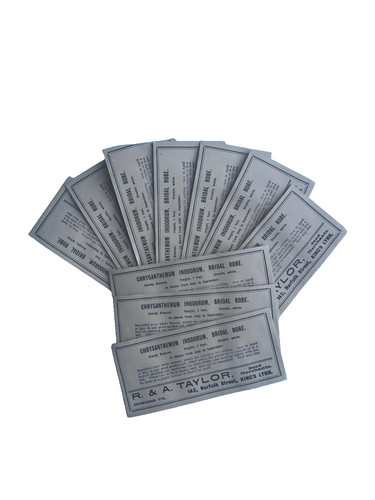 Vintage paper seed - , packets
