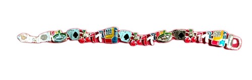Multicolor enamel dangle - enamel, charm