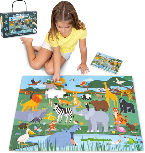 Giant floor puzzle - puzzle, jungle