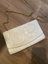 Prison Art bag unusual embossed flower