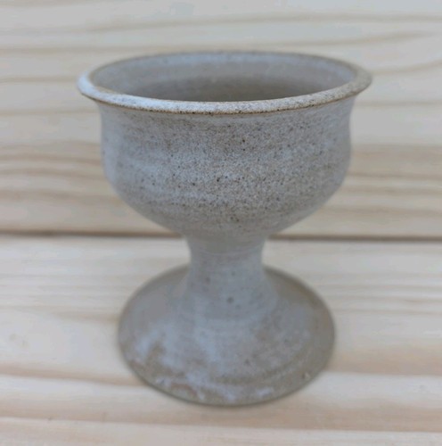 Studio pottery goblet - pottery,