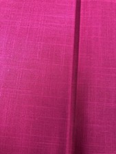 Cerise Pink  100% Cotton Linen