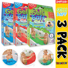 Slime Gelli Baff Blue 300g each Blue Green Red Zimpli kids Bath Toy Pack of 3