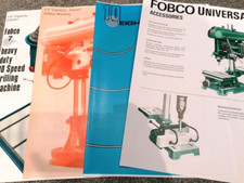 Fobco drill brochures x 4