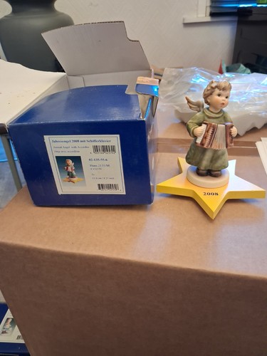 Hummel angel with accordian - hummel",