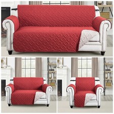 Premium Waterproof Quilted Sofa Covers Slipcover Protector Settee 1/2/3 Seater