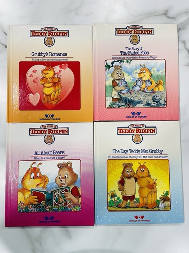 Vtg teddy ruxpin books - teddy, 4