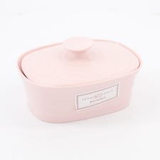 NEW Sophie Conran Butter Dish Portmeirion Covered Dusty Pink Porcelain Keeper 🧈