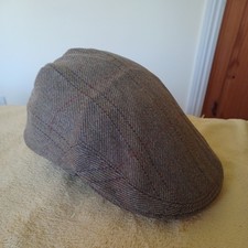 Barbour Tweed Flat Cap Pure