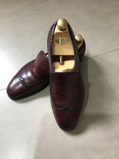 Edward Green Wigmore Burgundy Calf Leather Brogue Shoes Loafers UK 8.5 - 606