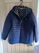 Joules Navy Padded Jacket Size