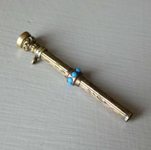 Antique victorian pencil fob - antique,
