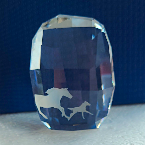Swarovski crystal horse - crystal,