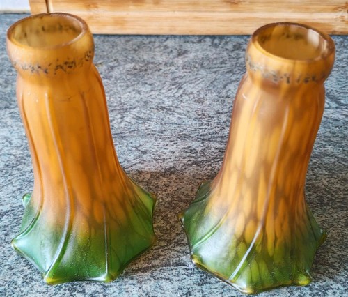 Tiffany style tulip amber - style,