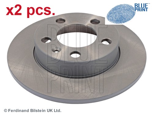 Pcs rear brake disc - rear, set