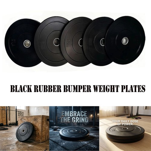 Rubber weight plates - rubber, barbell