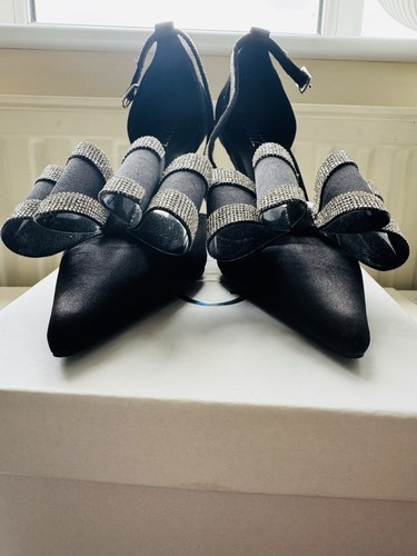 Quiz black diamanté - black, bow