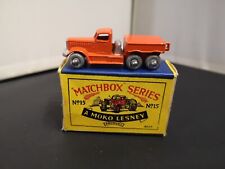 P404-MATCHBOX LESNEY No15A PRIME MOVER WITH BOX