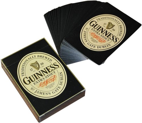 Guinness label playing cards - playing,