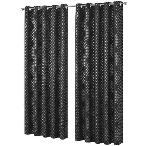 Blackout eyelet curtains geo - curtains,