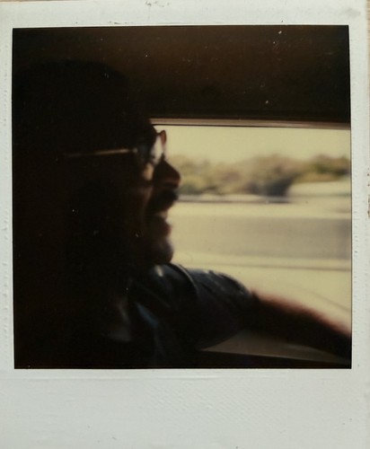 Profile man driving - profile, of