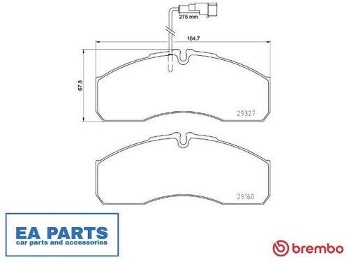 Brake pad set disc - brake,