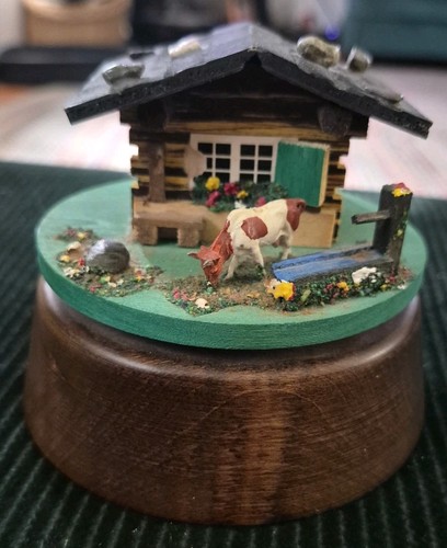 Vintage swiss chalet - vintage, music